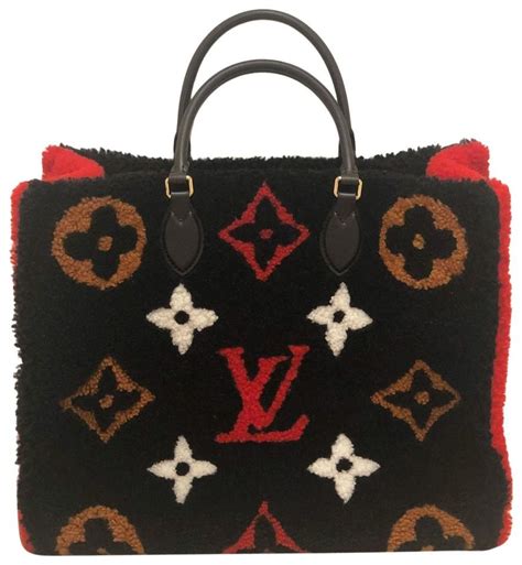 louis vuitton teddy monogram shearling onthego tote|louis vuitton monogram empreinte.